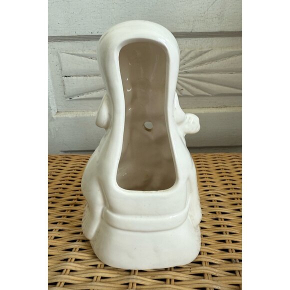 Vintage 70's Orchids of Hawaii Old Man White Ceramic Tiki Mug - Picture 4 of 8